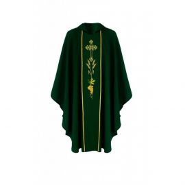Ornat gotycki Krzyż - kolory liturgiczne (19) - Ornaty haftowane - zdjęcie 2 - Ornat gotycki Krzyż - kolory liturgiczne (19)