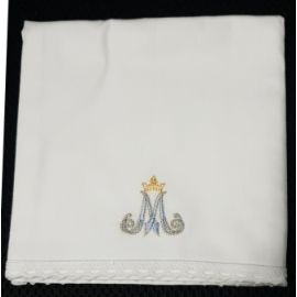 Korporał wzór Maryjny- 100 % bawełna - Korporał