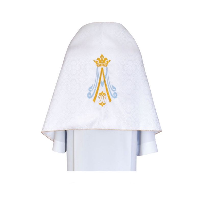 Welon liturgiczny - wzór Maryjny (28) - WELONY - Welon liturgiczny - wzór Maryjny (28)