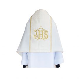 Welon liturgiczny - wzór złoty IHS (29) - WELONY - zdjęcie 2 - Welon liturgiczny - wzór złoty IHS (29)