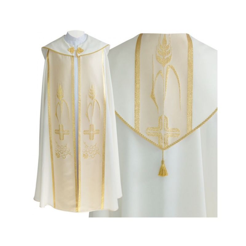 Kapa wzór gotycki - tkanina bawełna-stretch (4) - KAPY LITURGICZNE - Kapa wzór gotycki - tkanina bawełna-stretch (4)
