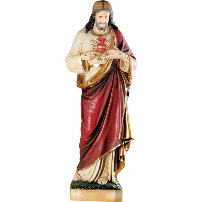 Serce Pana Jezusa 97 cm. - Chrystus - Serce Pana Jezusa 97 cm.