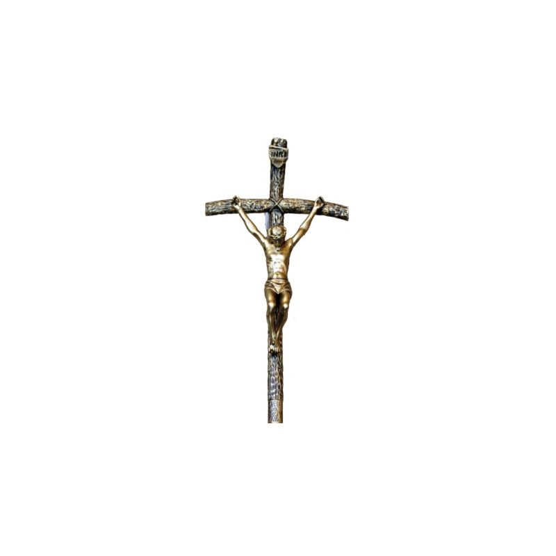Krzyż Papieski z zawieszką 55/30 cm. - Chrystus - Krzyż Papieski z zawieszką 55/30 cm.