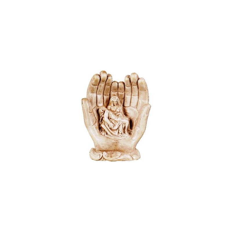 Pieta w dłoniach 14 cm. - Chrystus - Pieta w dłoniach 14 cm.