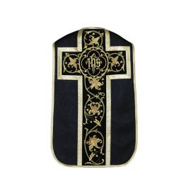 Ornat rzymski IHS - kolory liturgiczne, żakard (35) - Ornaty rzymskie - zdjęcie 4 - Ornat rzymski IHS - kolory liturgiczne, żakard (34)