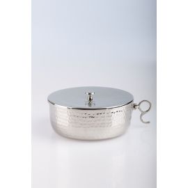 Puszka na komunikanty, posrebrzana z zamknięciem - 7 cm - PUSZKI MSZALNE