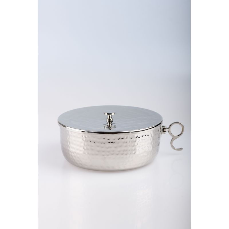 Puszka na komunikanty, posrebrzana z zamknięciem - 7 cm - PUSZKI MSZALNE - Puszka na komunikanty, posrebrzana z zamknięciem - 7 cm