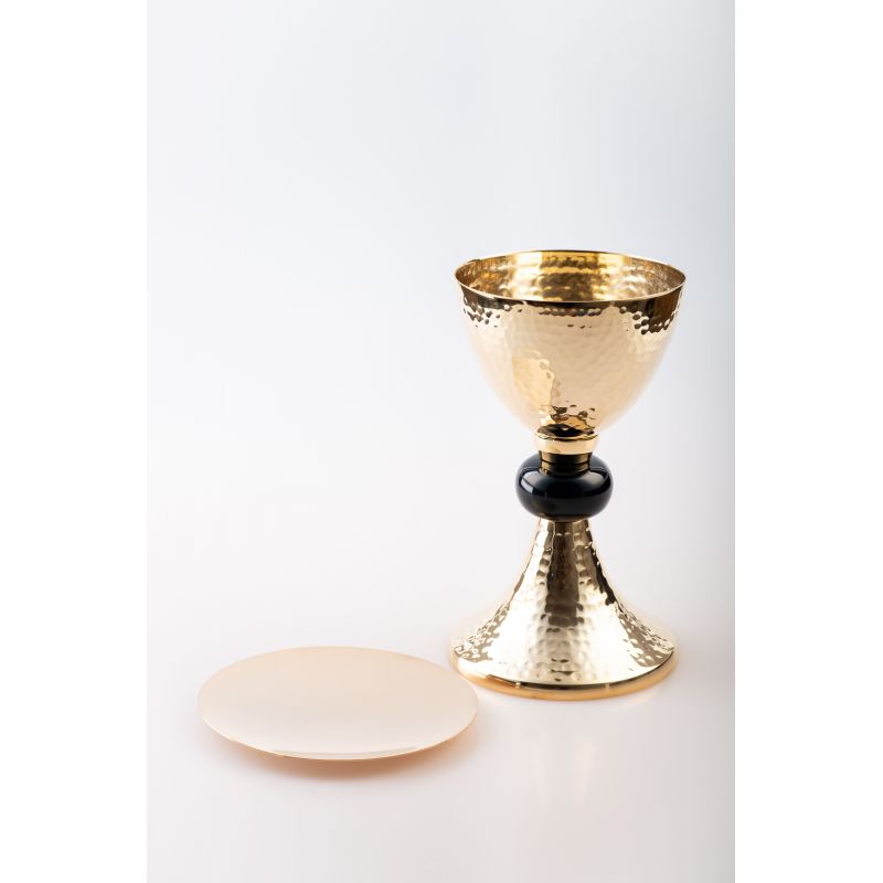 Kielich tłoczony, pozłacany + patena - 20 cm (60) - KIELICHY MSZALNE - Kielich tłoczony, pozłacany + patena - 20 cm (60)
