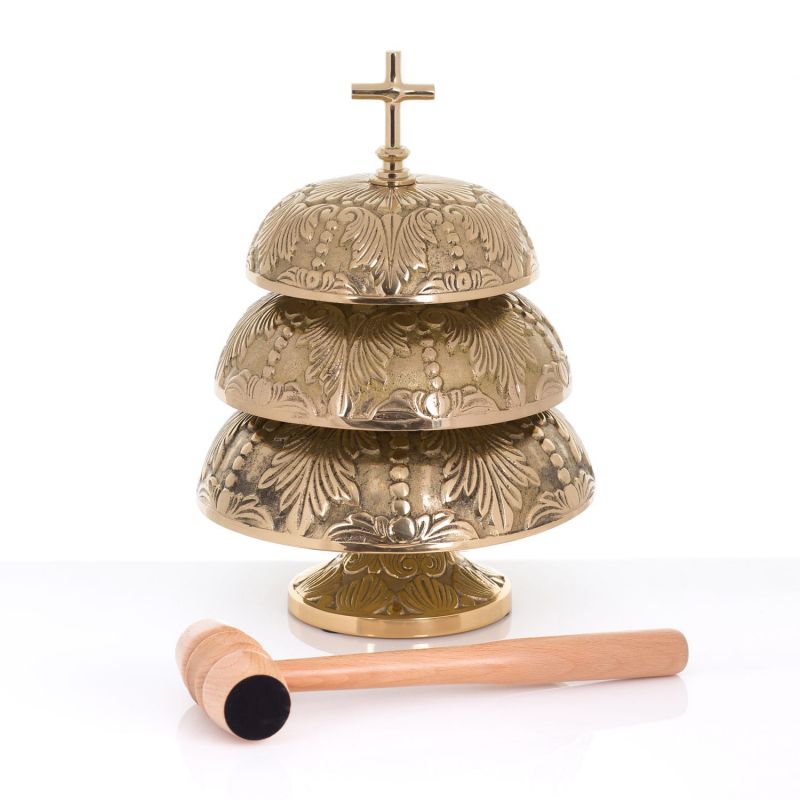 Gong mosiężny 25 cm / 23 cm / 18,5 cm - GONGI, SYGNATURKI - Gong mosiężny 25 cm / 23 cm / 18,5 cm