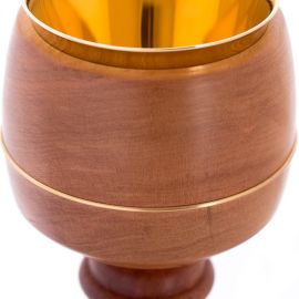 Kielich drewniany - 22 cm (4) - KIELICHY MSZALNE - zdjęcie 2 - Kielich drewniany - 22 cm (4)