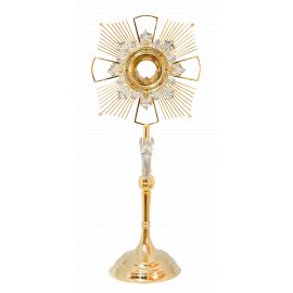 Monstrancja pozłacana wys. 76 cm (10) - MONSTRANCJE
