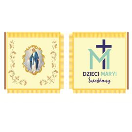 Sztandar 2 stronny Dzieci Maryi - drukowany - CHORĄGWIE, SZTANDARY - zdjęcie 3 - Sztandar 2 stronny Dzieci Maryi - drukowany