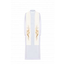 Stuła haftowana - kolory liturgiczne (83) - EUCHARYSTYCZNE - zdjęcie 3 - Stuła haftowana - kolory liturgiczne (83)