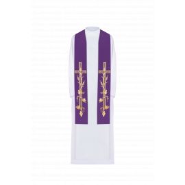 Stuła haftowana - kolory liturgiczne (72)