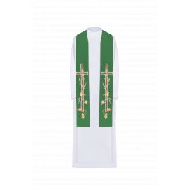 Stuła haftowana - kolory liturgiczne (72) - EUCHARYSTYCZNE - zdjęcie 5 - Stuła haftowana - kolory liturgiczne (72)