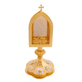 Kustodia mosiężna, pozłacana - 29 cm - KUSTODIA