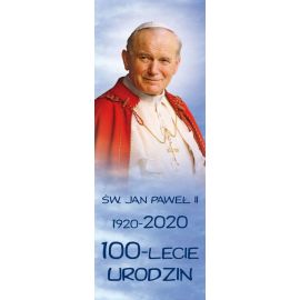 Baner - Św. Jan Paweł II –100 - lecie urodzin (1) - Banery Św. Jan Paweł II
