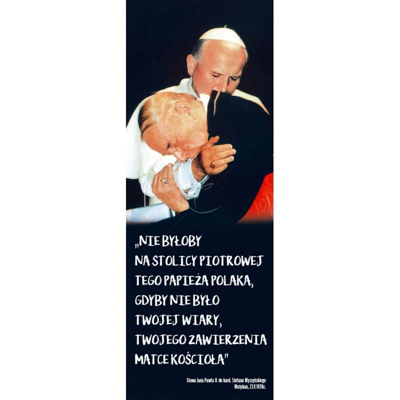 Baner - Jan Paweł II , Kardynał Stefan Wyszyński - Banery Św. Jan Paweł II - Baner - Jan Paweł II , Kardynał Stefan Wyszyński