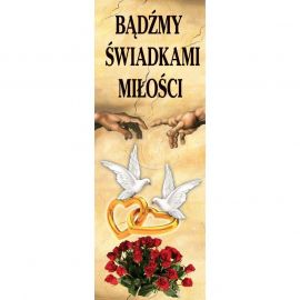 Baner kościelny - Ślub (1) - Banery - Sakrament Małżeństwa