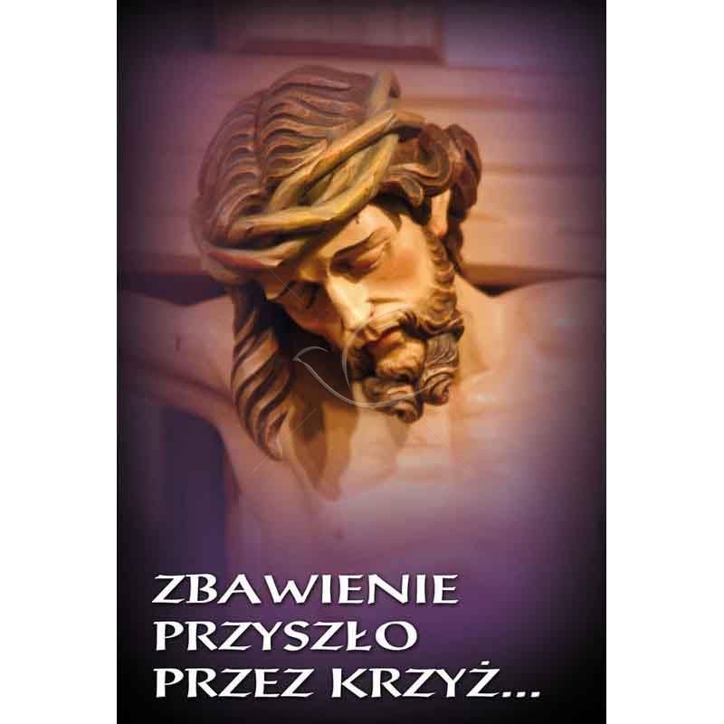 Plakat religijny - Zbawienie przyszło przez krzyż (14) - PLAKATY - Plakat religijny - Zbawienie przyszło przez krzyż (14)