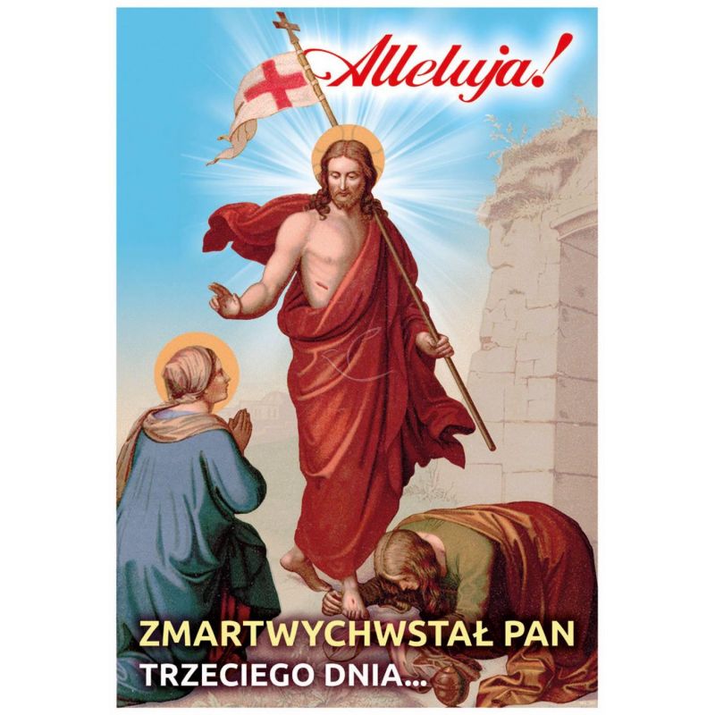 Plakat religijny – Zmartwychwstał Pan (30) - Plakaty wielkanocne - Plakat religijny – Zmartwychwstał Pan (30)