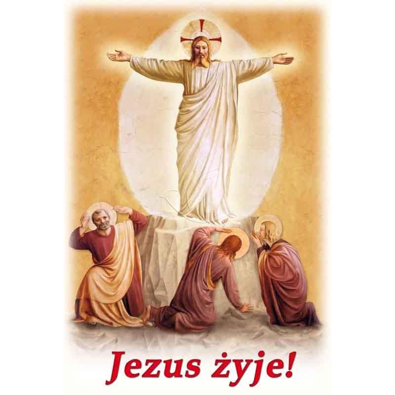 Plakat religijny – Jezus żyje! (41) - Plakaty wielkanocne - Plakat religijny – Jezus żyje! (41)