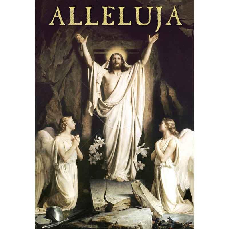 Plakat religijny – Alleluja (47) - Plakaty wielkanocne - Plakat religijny – Alleluja (47)