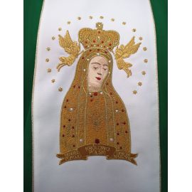 Ornat haftowany Matka Boża Licheńska - Ornaty Maryjne - zdjęcie 3 - Ornat haftowany Matka Boża Licheńska