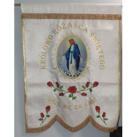 Chorągiew Maryjna - wzór przykładowy - CHORĄGWIE, SZTANDARY