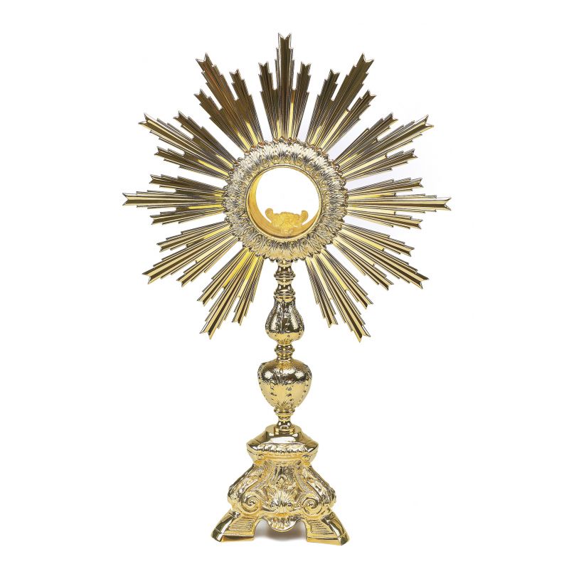 Monstrancja barokowa - 57 cm (A2) - MONSTRANCJE - Monstrancja barokowa - 57 cm (A2)