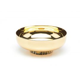 Patena głęboka średnica 14 cm - nodus dekorowany - PATENY LITURGICZNE