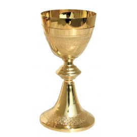 Kielich z ozdobnym wytłoczeniem 20 cm (07) - KIELICHY MSZALNE