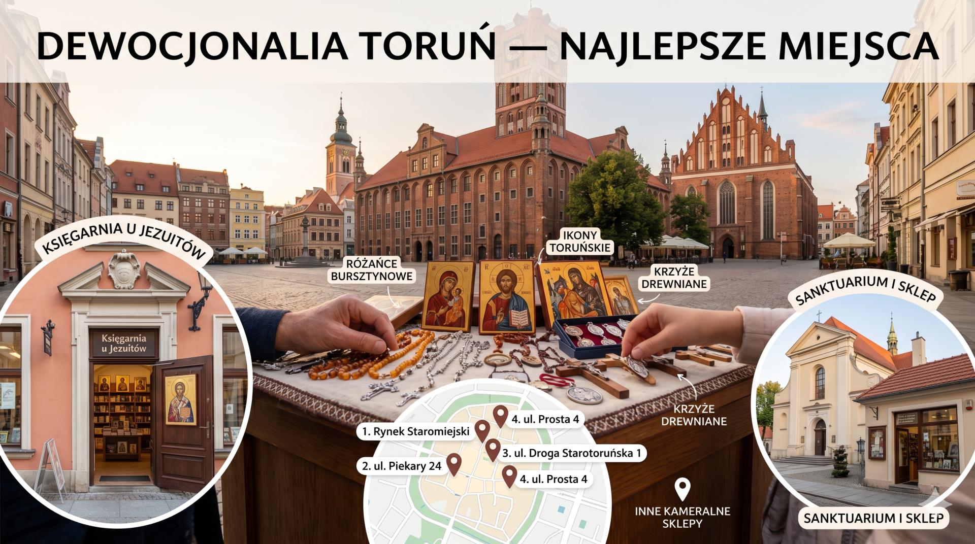 Dewocjonalia Toruń — najlepsze miejsca