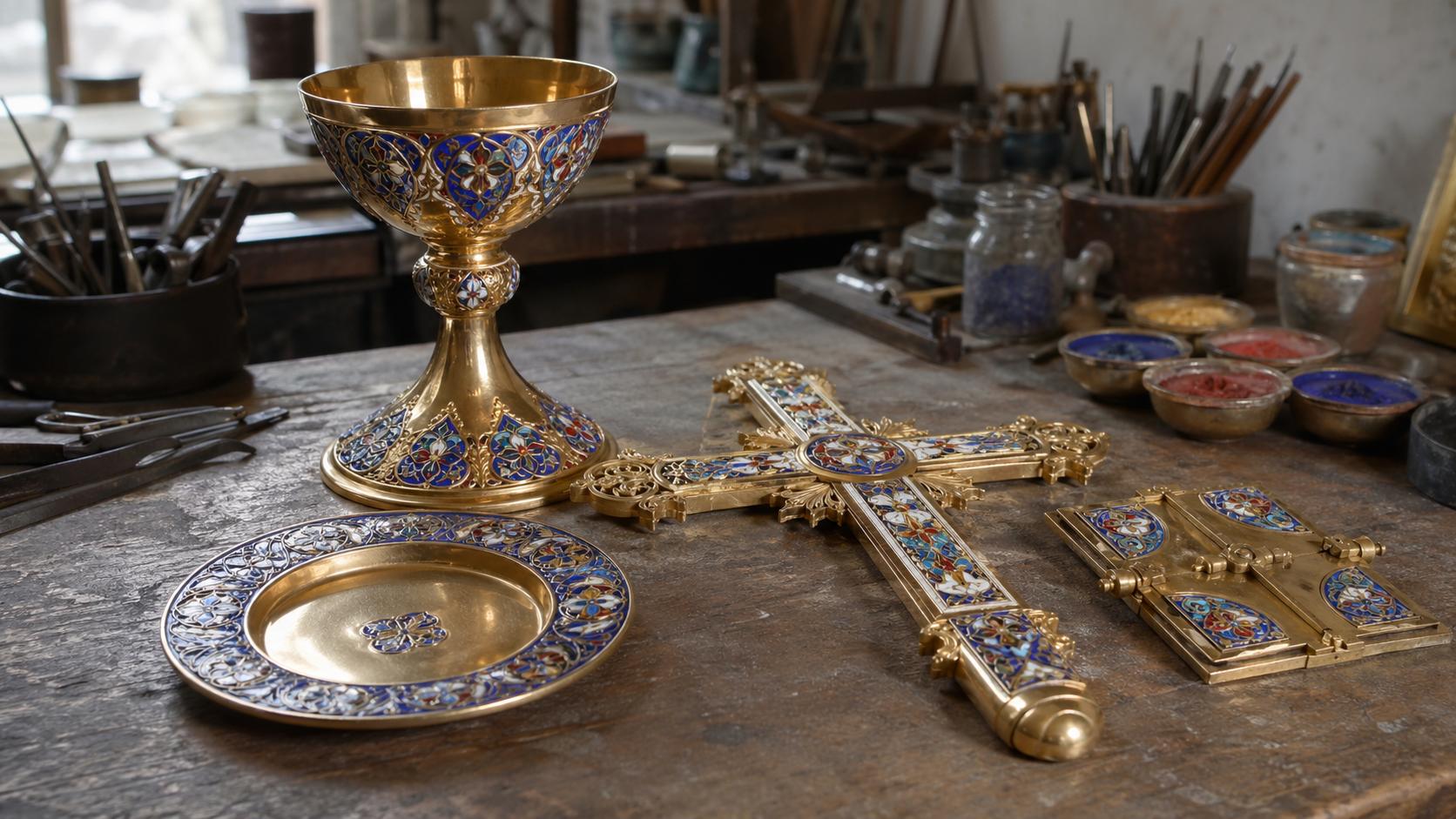Emalia na wyrobach liturgicznych