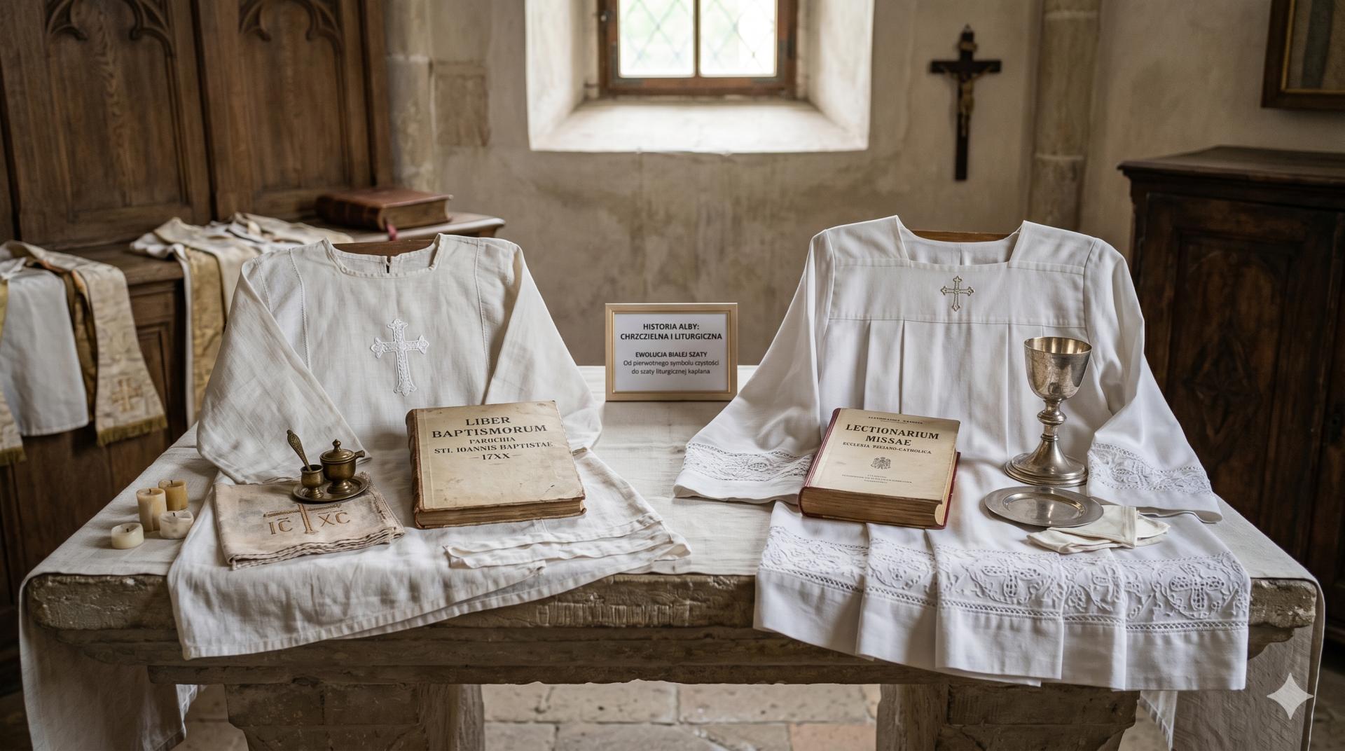 Historia alby — szata chrzcielna i liturgiczna