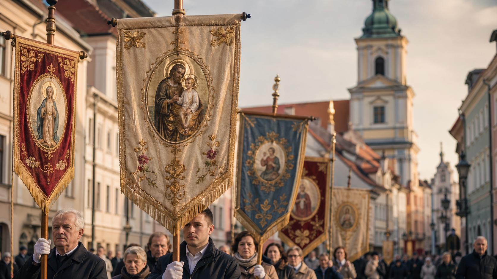 Historia chorągwi procesyjnych