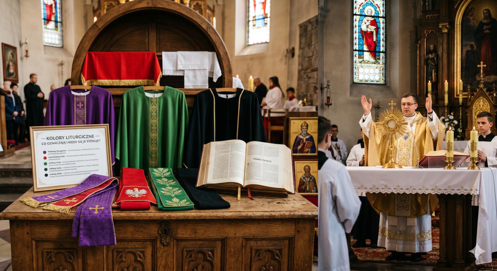 Kolory liturgiczne — co oznaczają i kiedy się je stosuje?