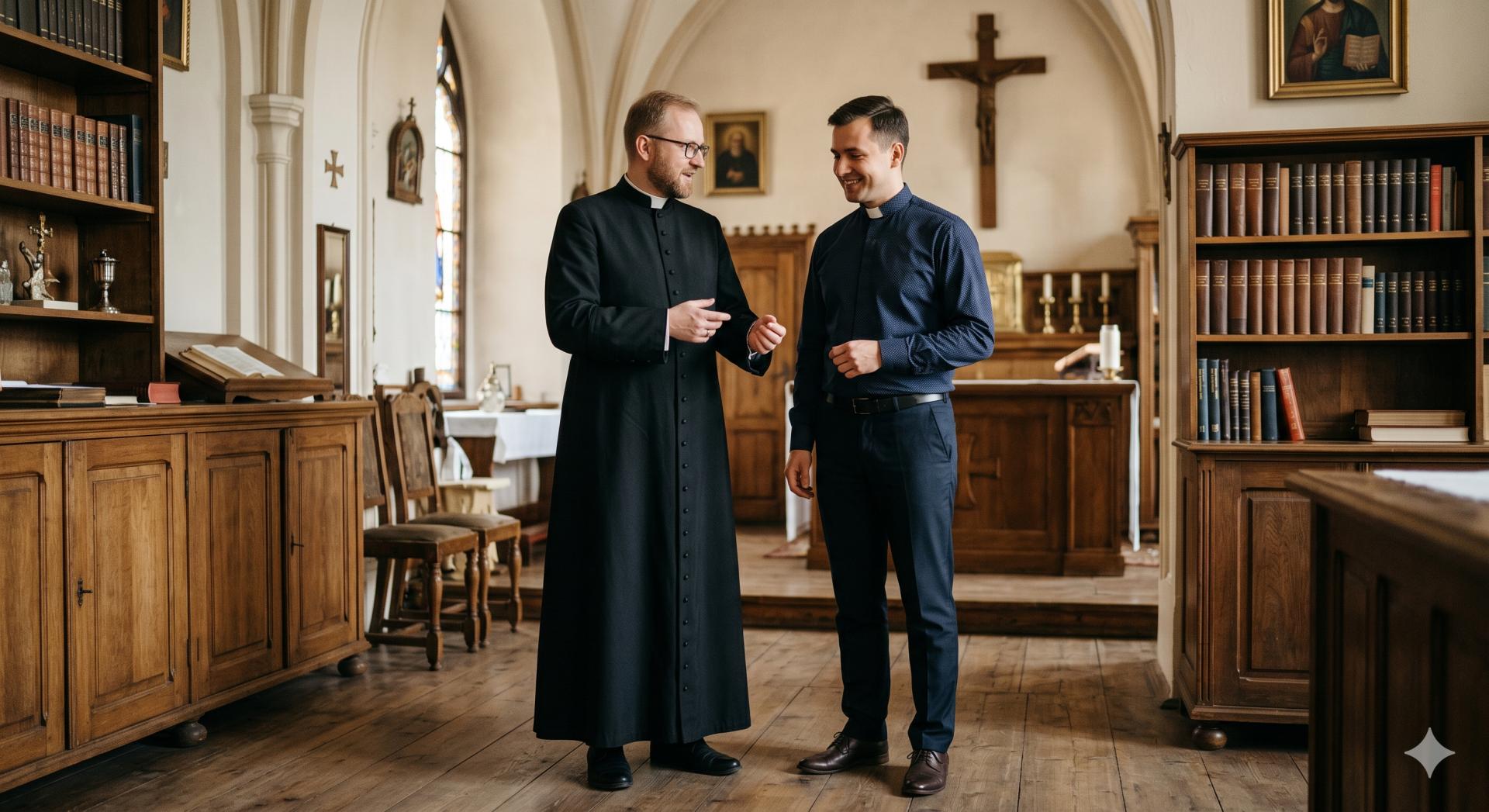 Koszula kapłańska a sutanna — różnice i zastosowanie