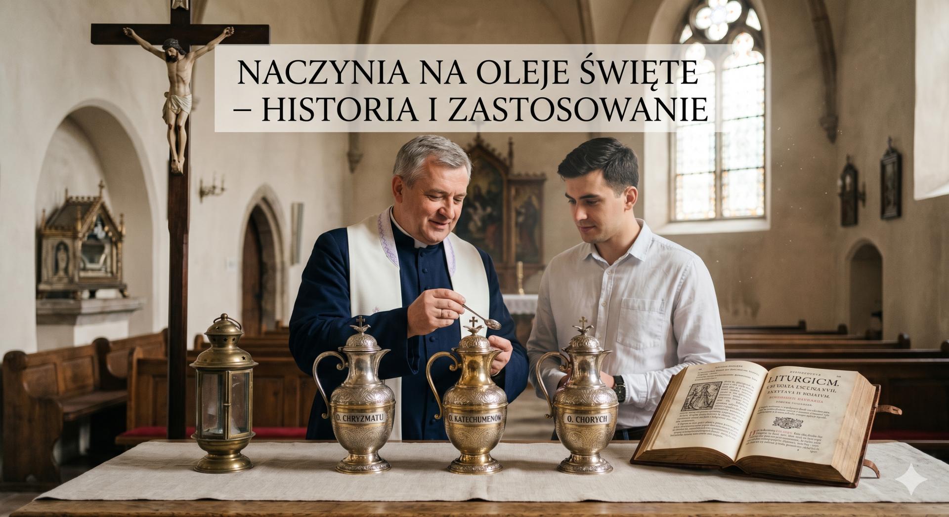 Naczynia na oleje święte — historia i zastosowanie