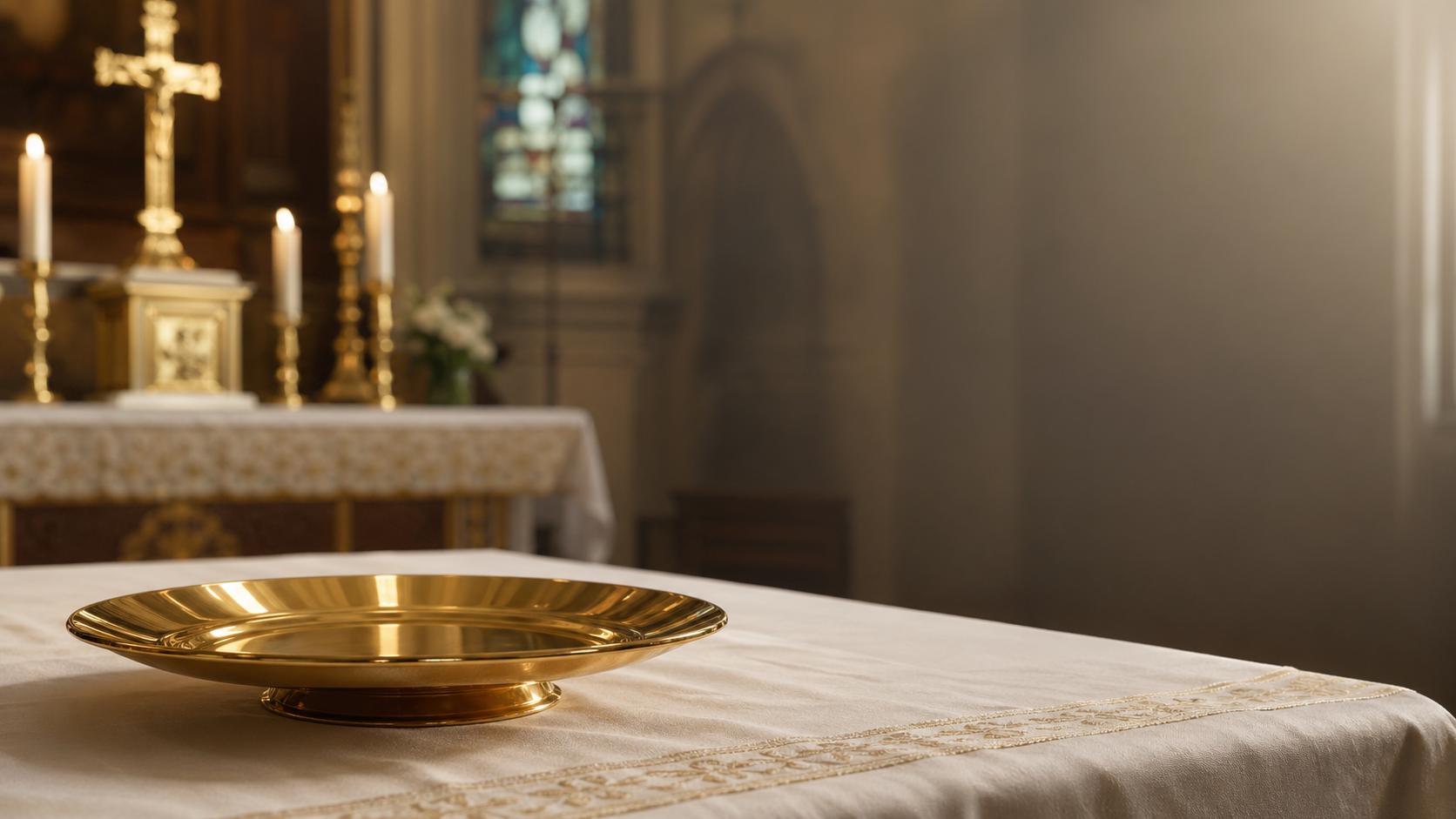 Patena liturgiczna — historia i znaczenie