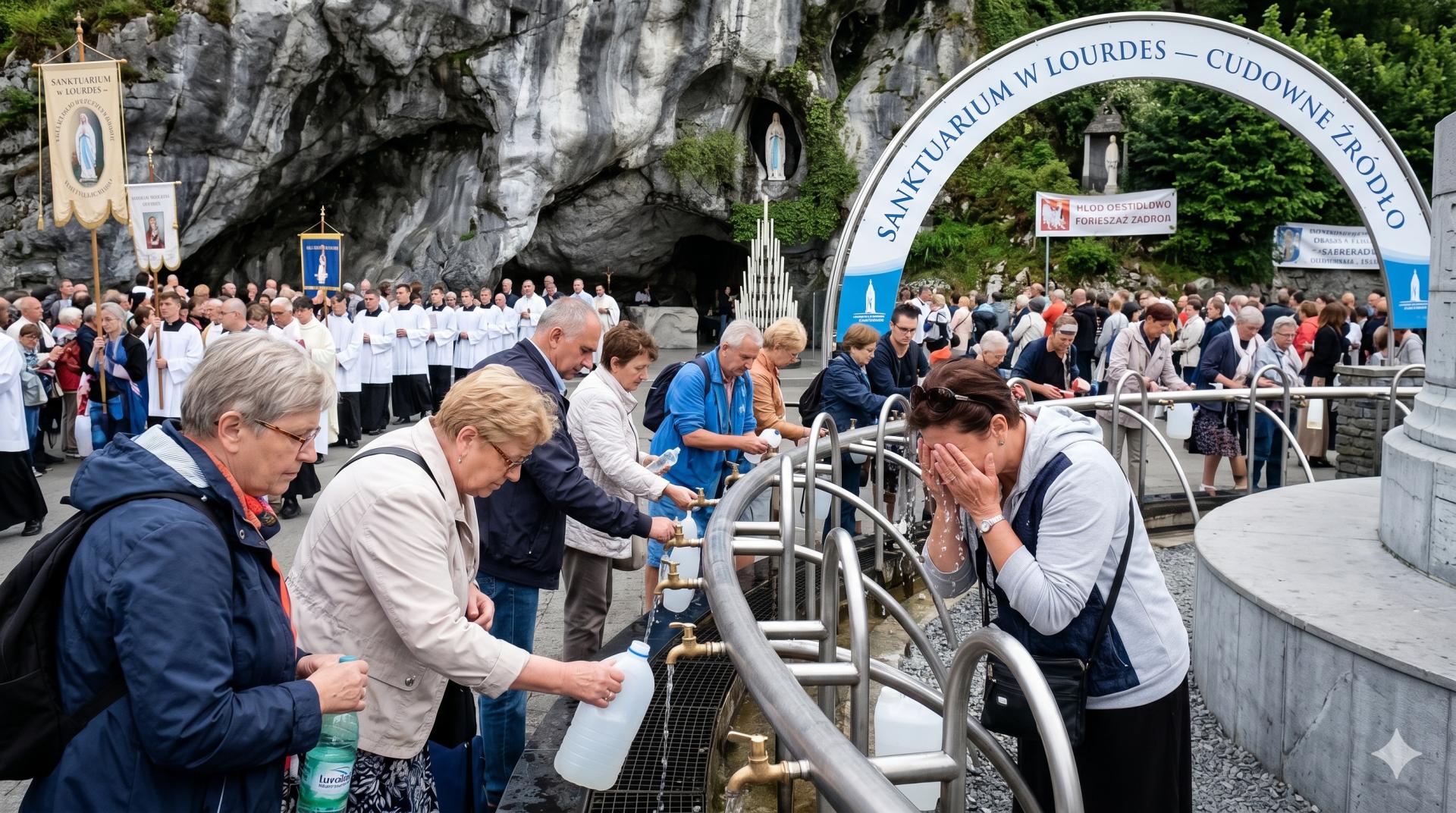 Sanktuarium w Lourdes — cudowne źródło