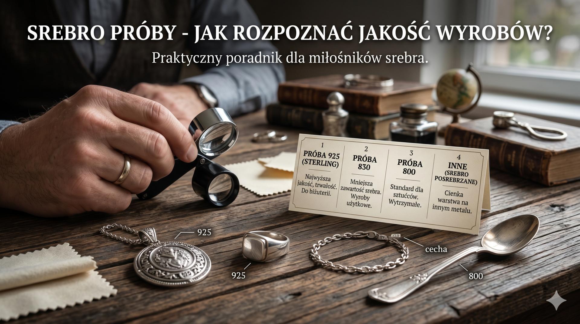 Srebro próby — jak rozpoznać jakość wyrobów?