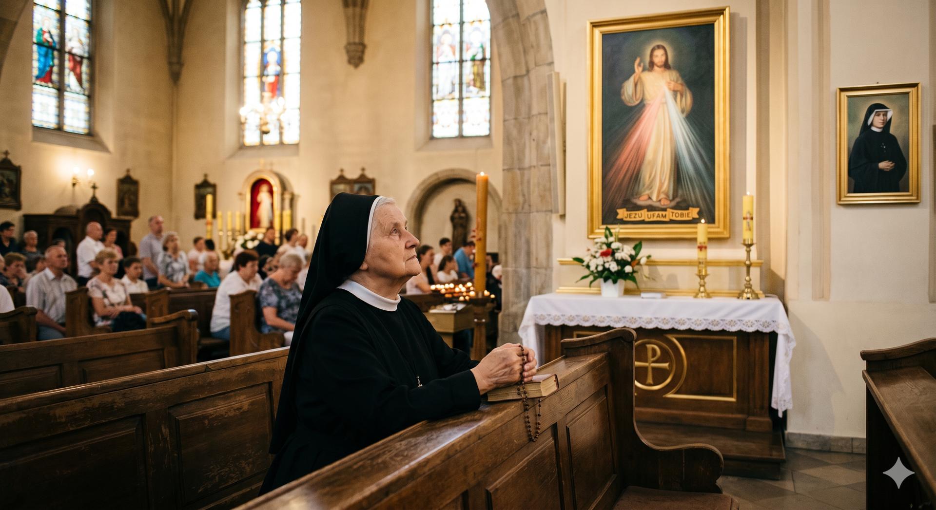 Święta Faustyna i kult Miłosierdzia Bożego