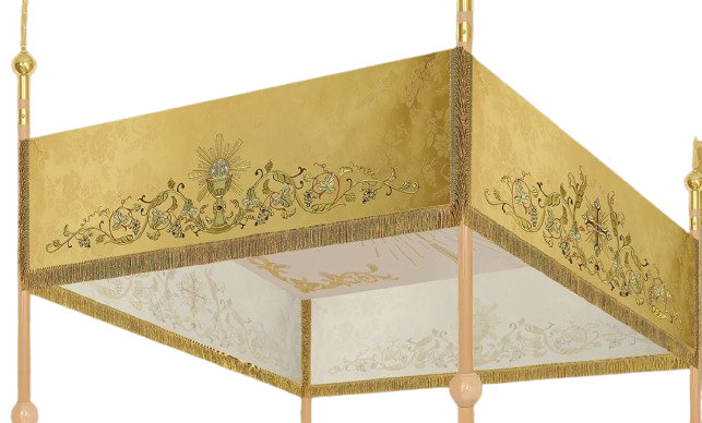 Baldachim haftowany na procesje - Boże Ciało (18) - Baldachimy haftowane