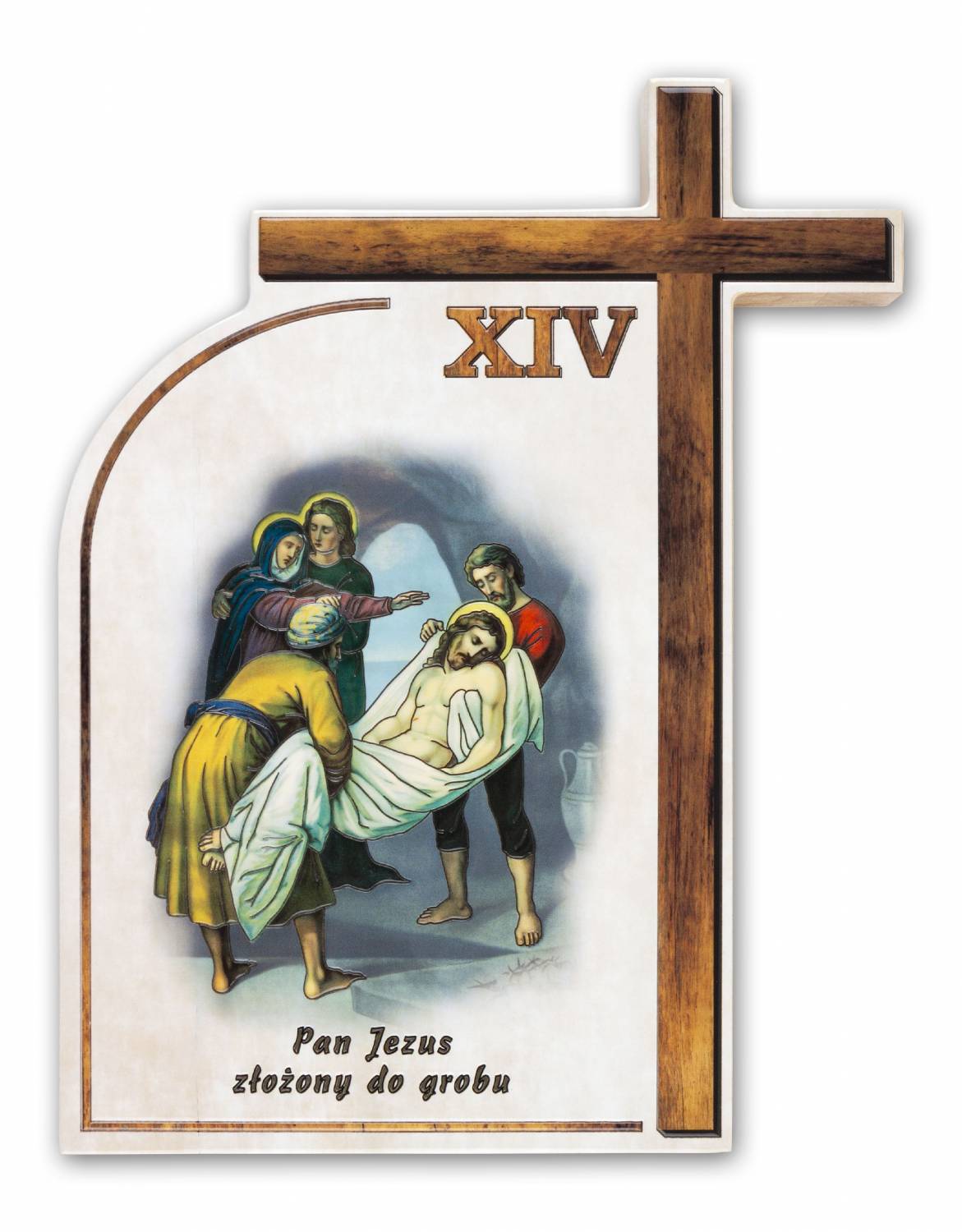 Droga Krzyżowa - Ceramika drewniana  (Komplet - 14 stacji) - STACJE DROGI KRZYŻOWEJ - zdjęcie 2