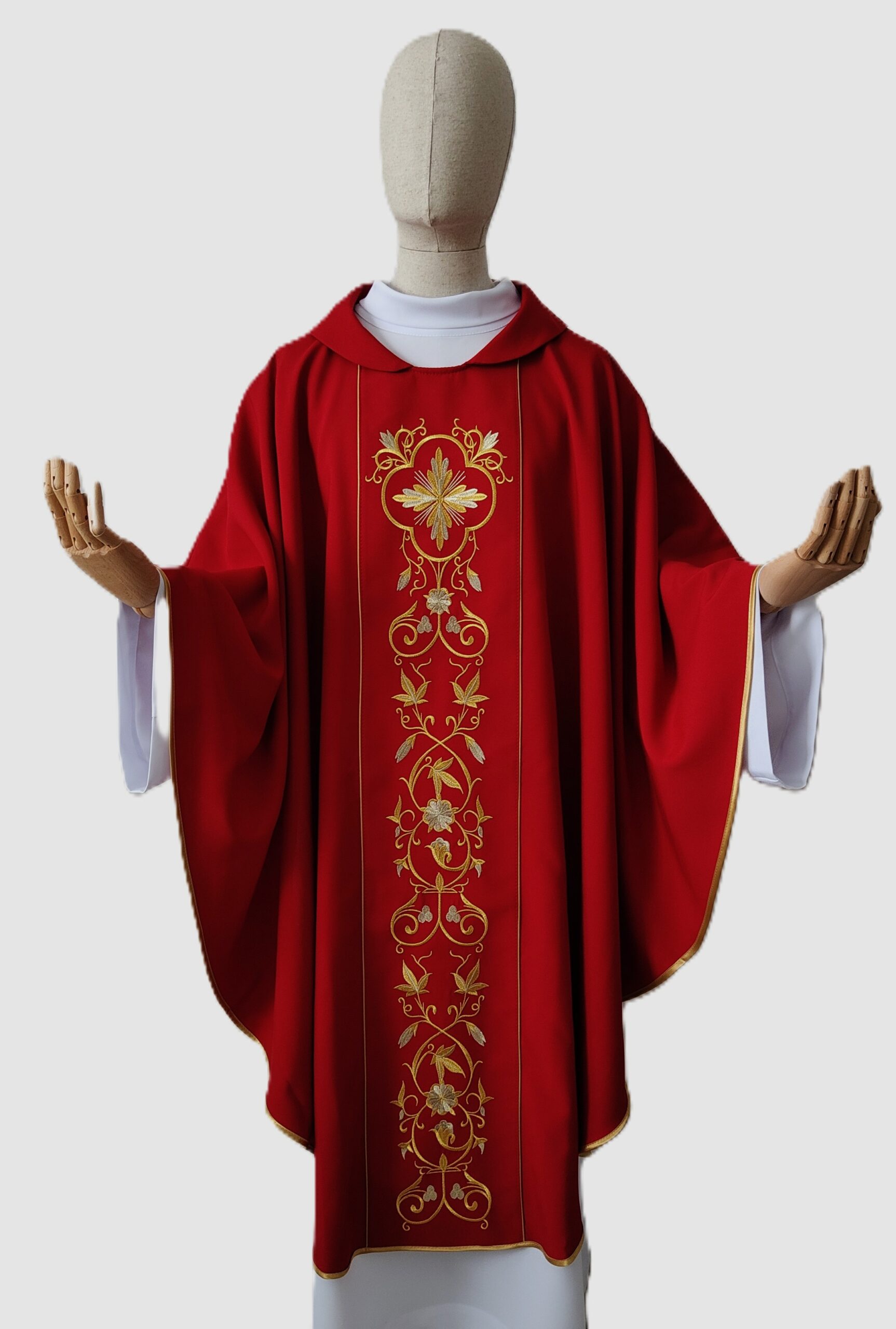 Ornat kapłański, pas haftowany - kolory liturgiczne (proszę wybrać) - Ornaty haftowane - Nowość