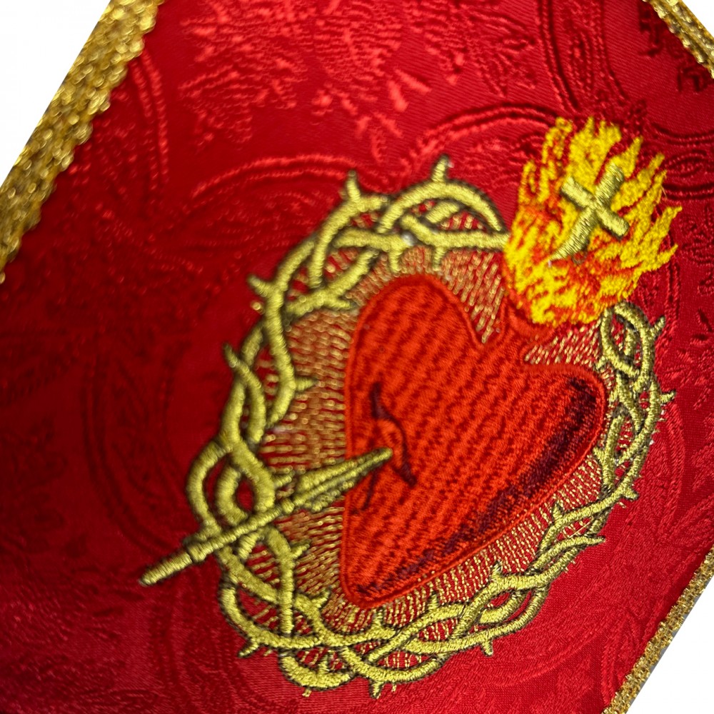 Palka Serce Jezusa - kolory liturgiczne - kolor zielony - zdjęcie 6