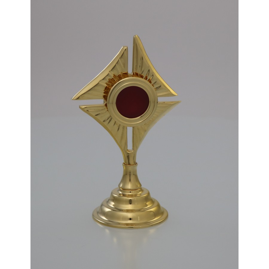 Relikwiarz mosiężny - 19 cm - RELIKWIARZE