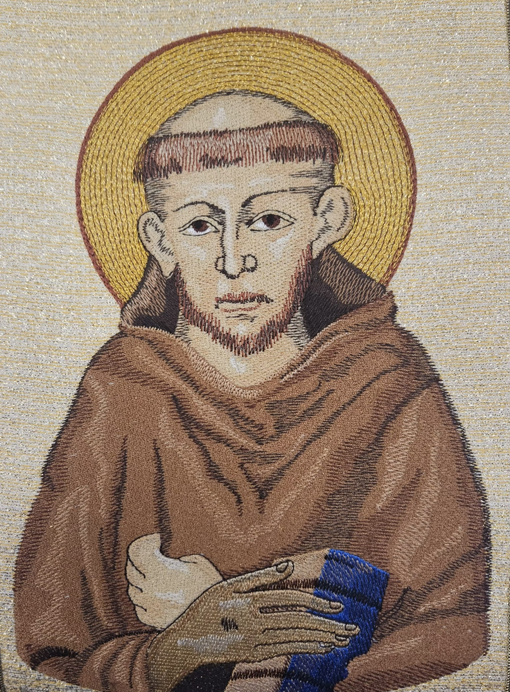 Ornat haftowany Święty Franciszek - Ornaty z wizerunkiem świętych - zdjęcie 7