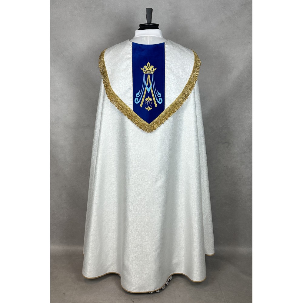 Kapa liturgiczna Maryjna - haftowana (20) - KAPY LITURGICZNE - zdjęcie 6